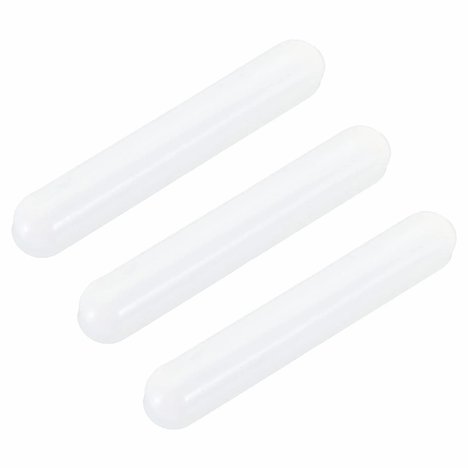 QUARKZMAN 3 szt. mieszadło magnetyczne, mieszadło, pręt 50 mm/1,97" cylindryczny kształt cylindra powłoka PTFE magnes biały do laboratorium