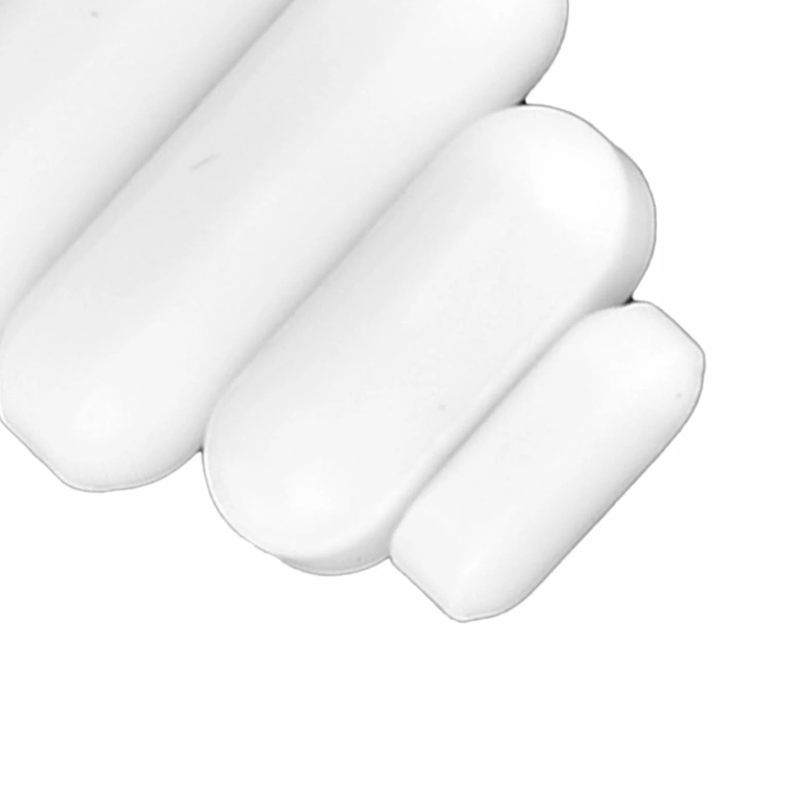 7 Sztuk Mieszadło Magnetyczne z Pokrywą PTFE, Mieszadełka Odporność na Korozję – Biały Komplet do Laboratorium Biochemicznego, Typ C