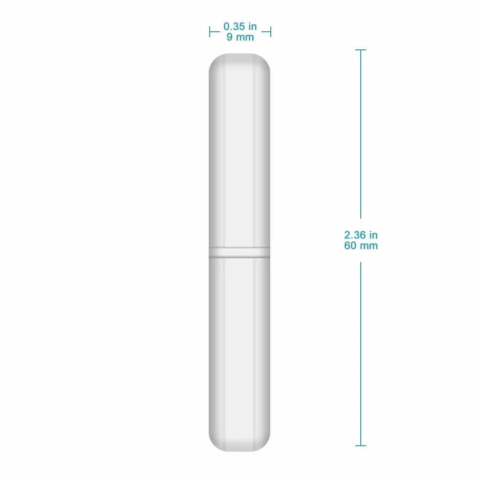 stonylab Mieszadła Magnetyczne, 60 mm Mieszadła z Powłoką PTFE do Laboratoryjnej Płyty Mieszającej, Zestaw 5 Sztuk