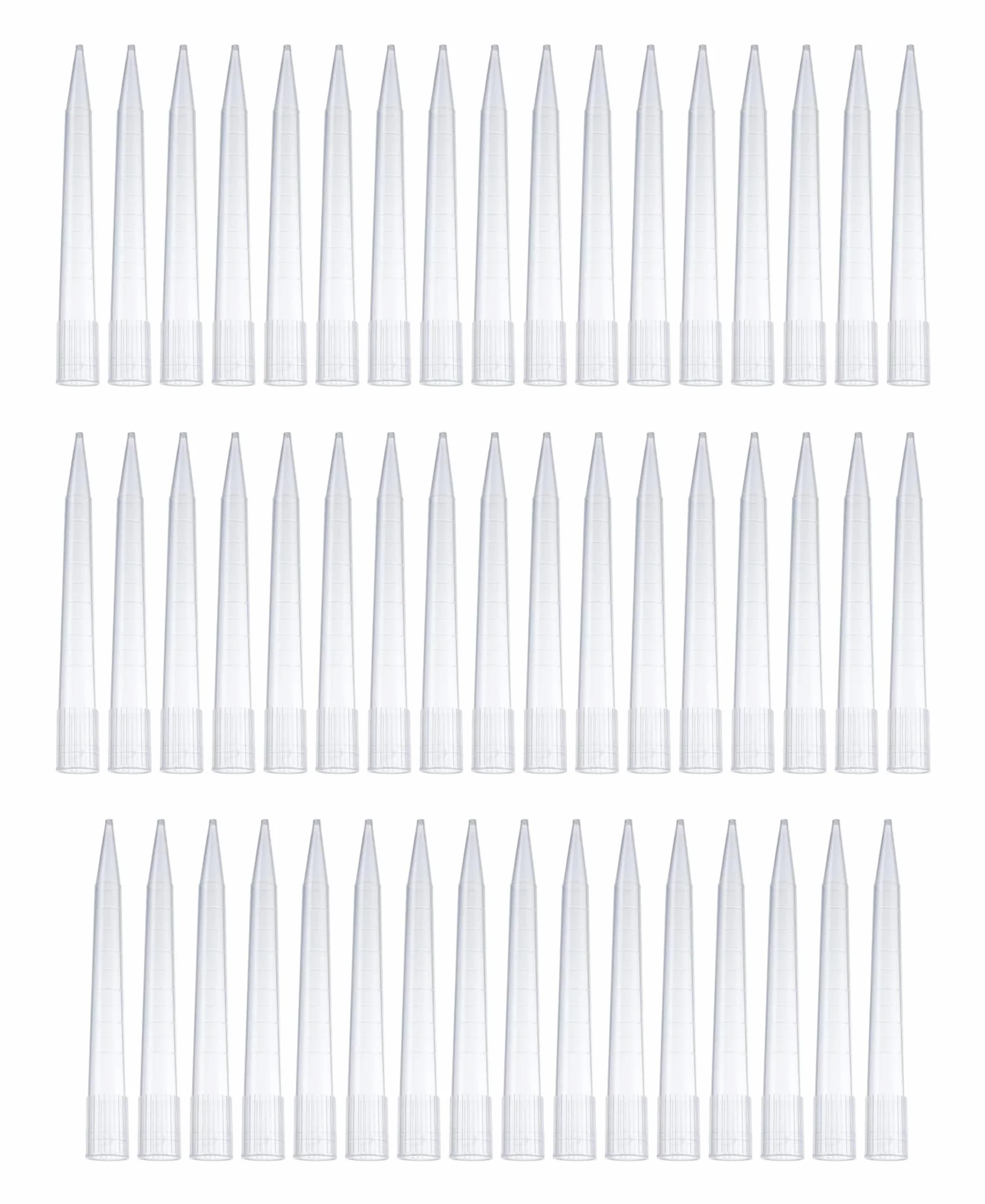 HUAZIZ 100 szt. Przezroczyste końcówki do pipet 5000 UL/5 ml Uniwersalne plastikowe końcówki do pipet w płynie do autoklawowalnego Polipropylen (PP)