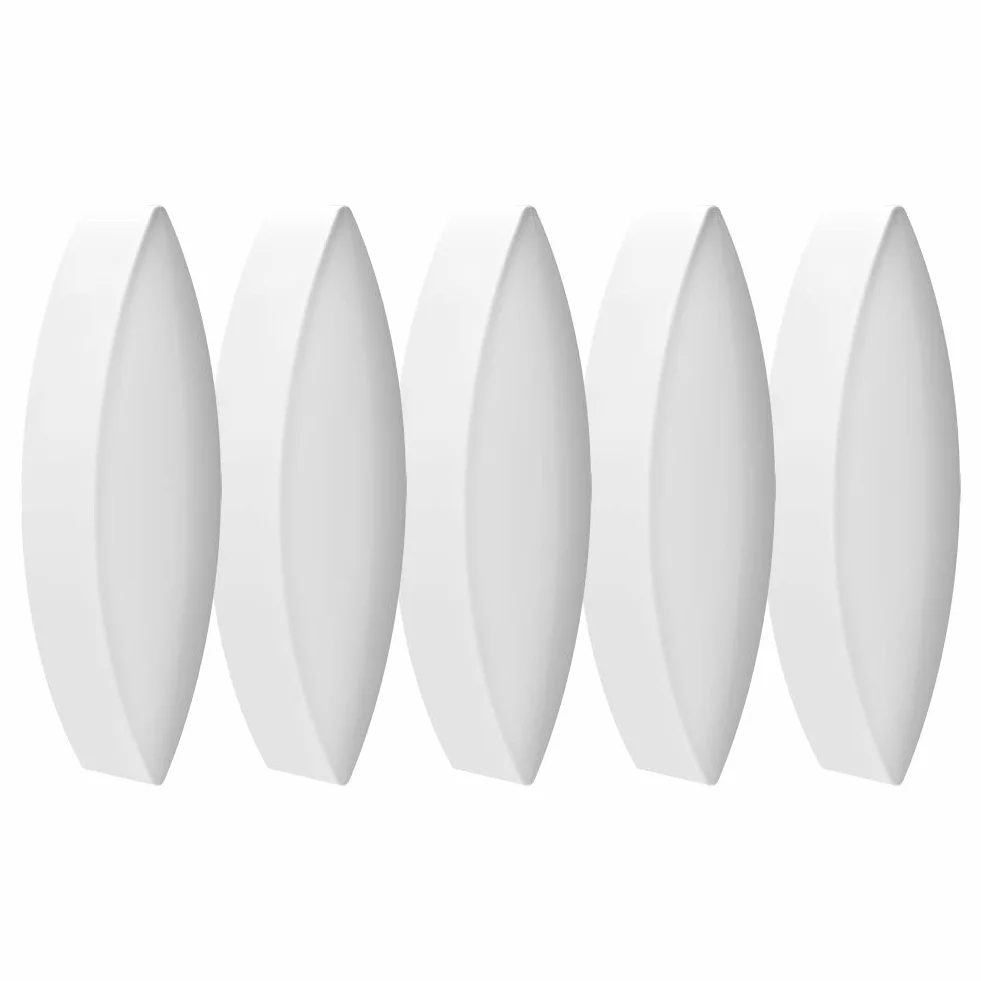 stonylab mieszadło magnetyczne, 40 mm pręt mieszający laboratoryjny zestaw prętów mieszających powlekane PTFE magnetyczne biały mikser do mieszadła, kształt oliwek, 5 pk