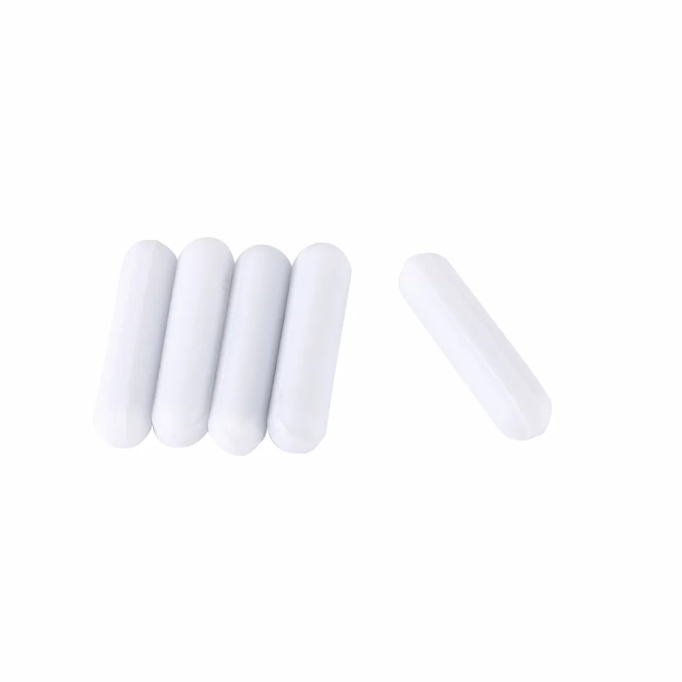 5 stücke Magnetrührer Mixer Rührstab Typ C Weiße Farbe PTFE Rührstab Labor Rührer(C7*30mm)