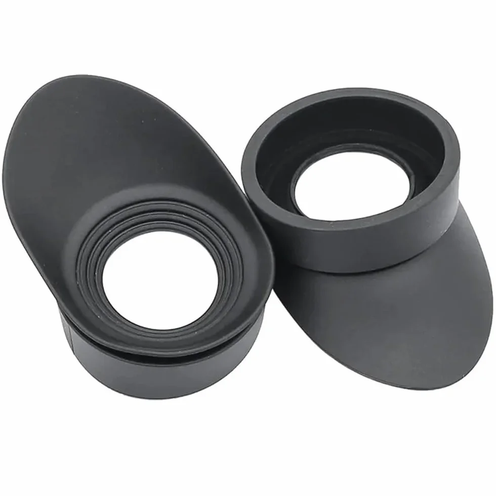 Zestaw akcesoriów do mikroskopu 1 para gumowych kubków ocznych do lornetki, ochrona oczu, średnica wewnętrzna 40 mm, do mikroskopów, okularów, teleskopów, szkieł do mikroskopów