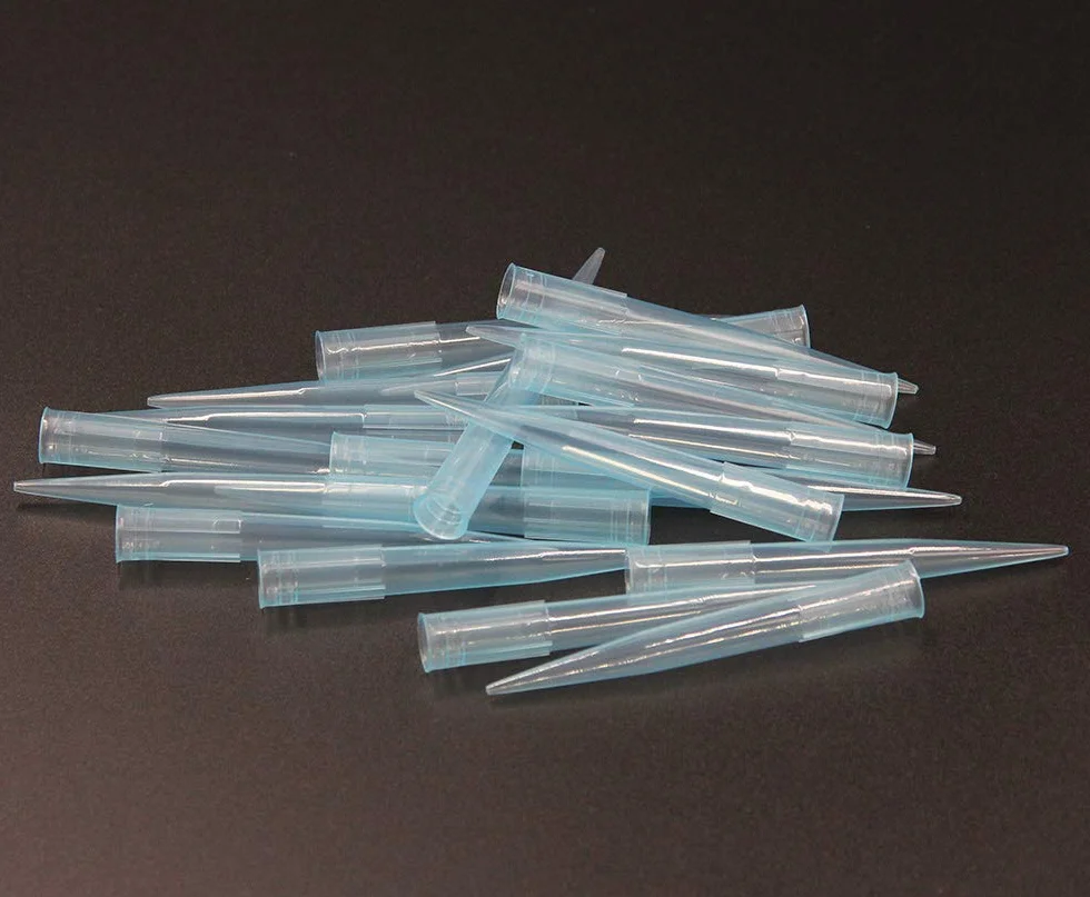 Laboratorium 1000μL końcówki do pipetek w płynie, 1 ml końcówki do pipety, 500 szt./worek