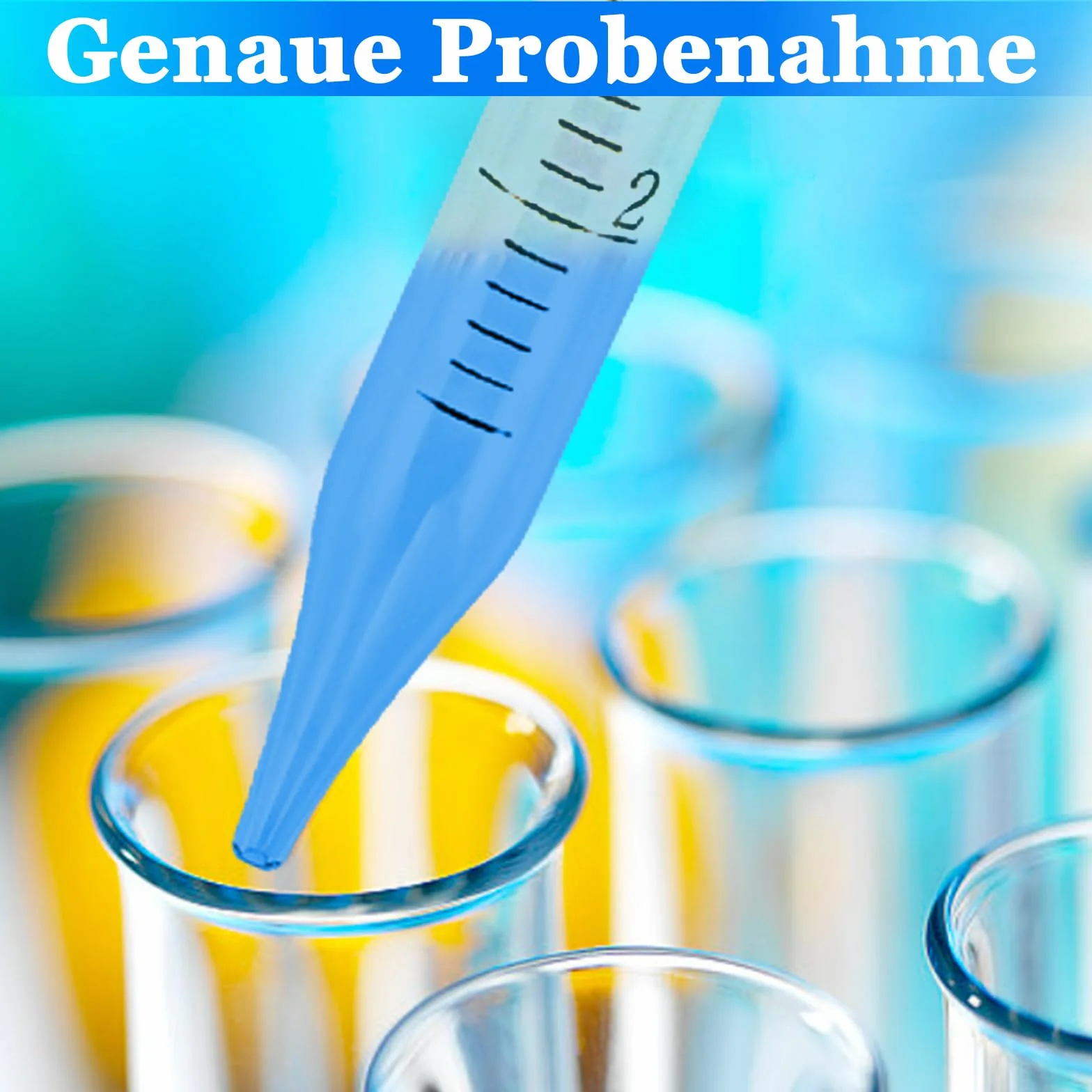 4 szklane pipety, 1 ml/5 ml/10 ml, z gumową kulką pipety ze szczotkami, długa pipeta do pipety, duża, pipeta do pomiarów, do laboratorium, szkoły, badań żywnościowych