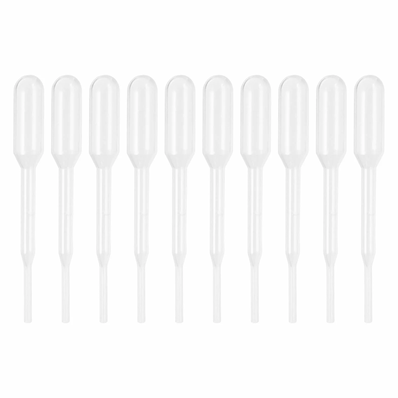 PATIKIL Pipety 0,2 ml, 120 sztuk jednorazowych plastikowych pipet transferowych, plastikowa pipeta kalibrowana do nauki, laboratorium, żywica DIY, rękodzieło, olej, sztuka do makijażu