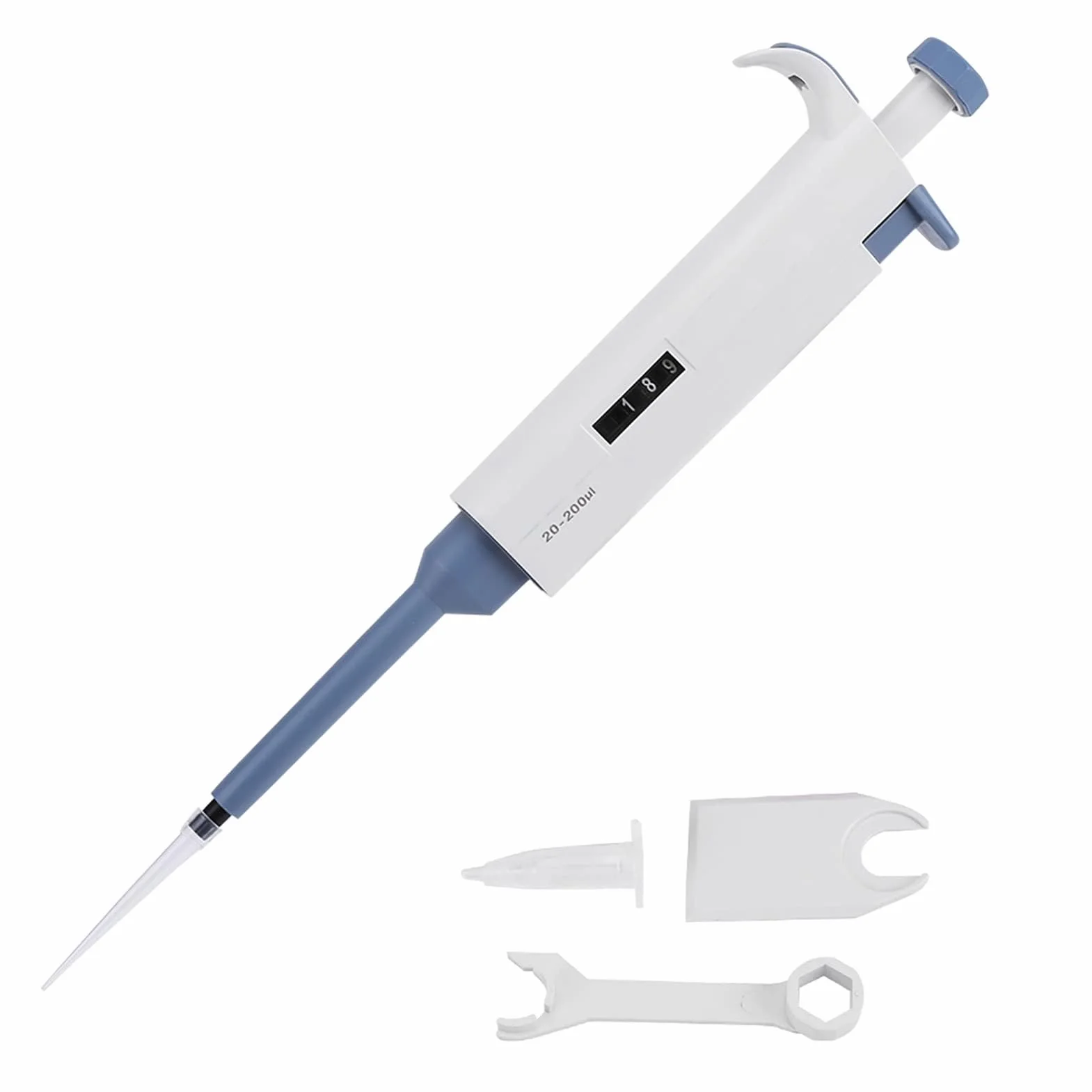 Pipet, Lab MicroPipette, Single-Channel Adjustable Volume Micro Pipette High-Accurate MicroPipette Variable Volume Pipette, Transfer Pipettes