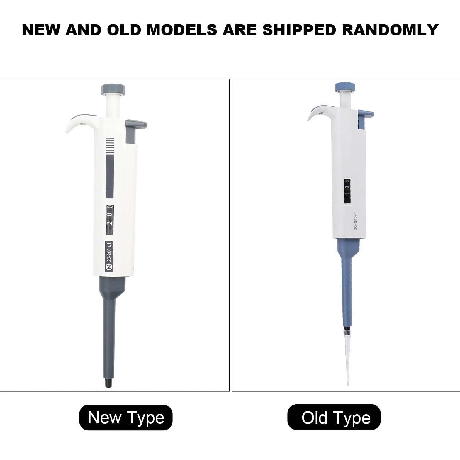 Pipet, Lab MicroPipette, Single-Channel Adjustable Volume Micro Pipette High-Accurate MicroPipette Variable Volume Pipette, Transfer Pipettes