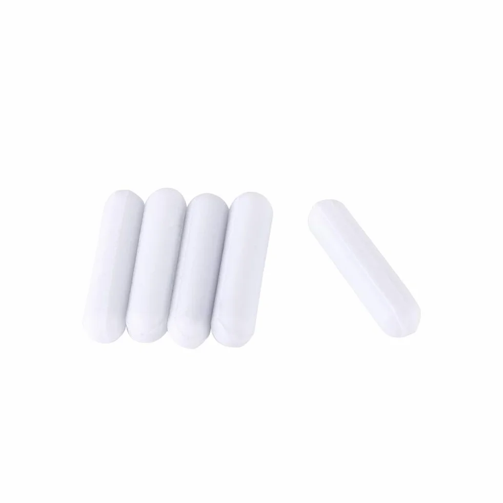 Mieszadełko magnetyczne, 5 szt.Typ C biały kolor Mieszadełko laboratoryjne PTFE Mieszadło laboratoryjne Flea Spinner do mieszadła magnetycznego (C7 * 30mm)