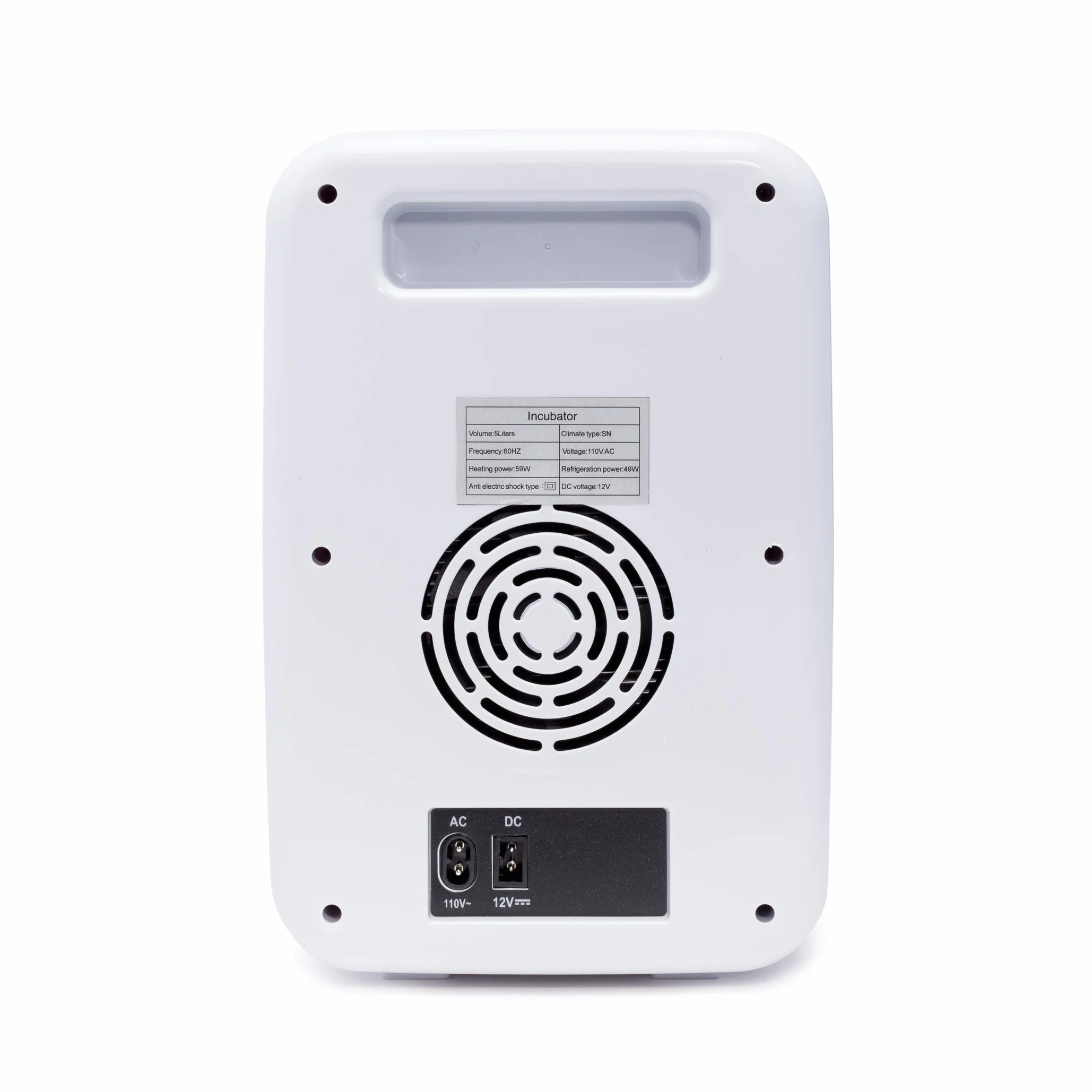 Inkubator 5 l – precyzyjna regulacja temperatury od 0°C do +55°C, 12 V/220 V
