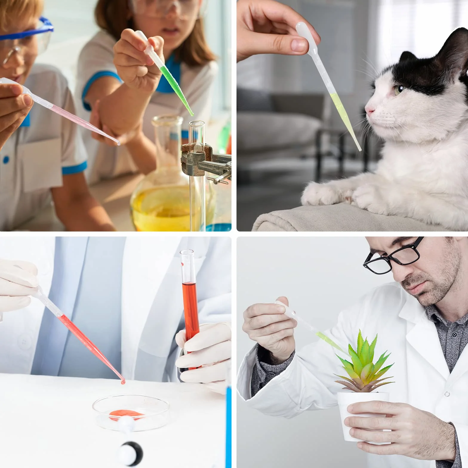 YSSHUI 300 pipet transferowych z tworzywa sztucznego, 300 sztuk, jednorazowe pipety transferowe do pipety, narzędzia do makijażu olejków eterycznych