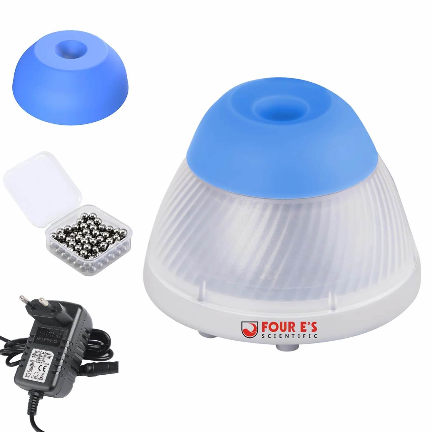 FOUR E'S SCIENTIFIC Mini Vortex mikser mieszalnik kolorów laboratoryjny Vortex wstrząsarka mieszalnik farb akrylowych tryb dotykowy Φ5,5 mm orbita 5000 obr./min 50 ml