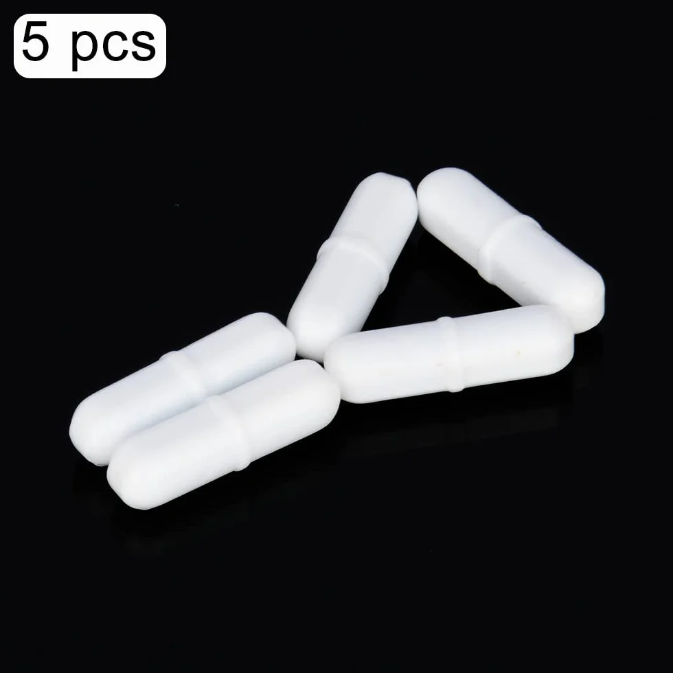 stonylab Mieszadła Magnetyczne, 30 mm Mieszadła z Powłoką PTFE do Laboratoryjnej Płyty Mieszającej, Zestaw 5 Sztuk