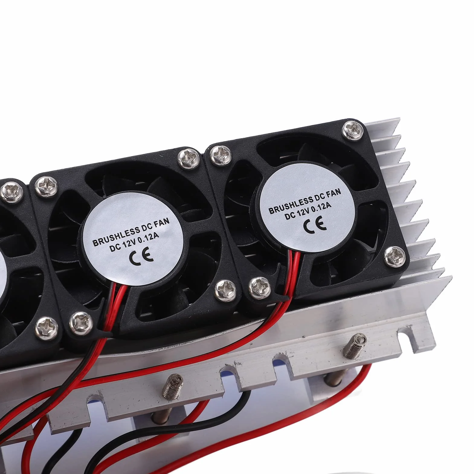 12V 4-chipowy TEC1-12706 Chłodnica Termoelektryczna Urządzenie Chłodzące Powietrze do Nauki Chłodzenia Półprzewodników