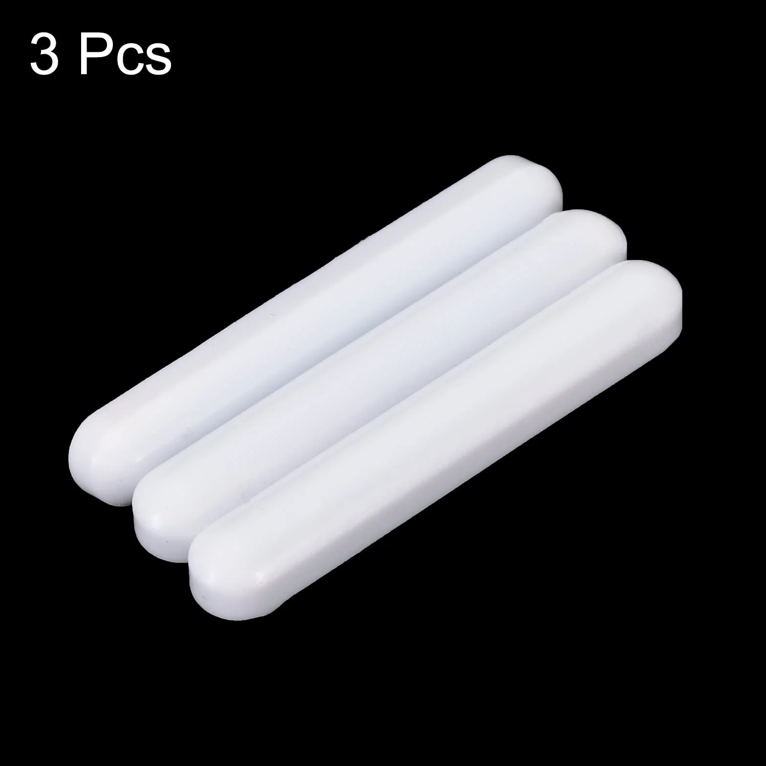 QUARKZMAN 3 szt. mieszadło magnetyczne, mieszadło, pręt 50 mm/1,97" cylindryczny kształt cylindra powłoka PTFE magnes biały do laboratorium