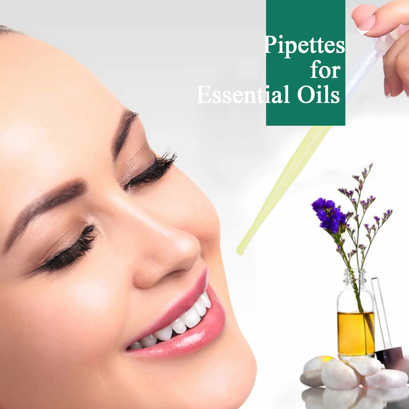 Pipetas de transferencia de plástico Moveland, 100 unidades, 3 ml, cuentagotas de ojos, pipetas de aceites esenciales, herramienta de maquillaje