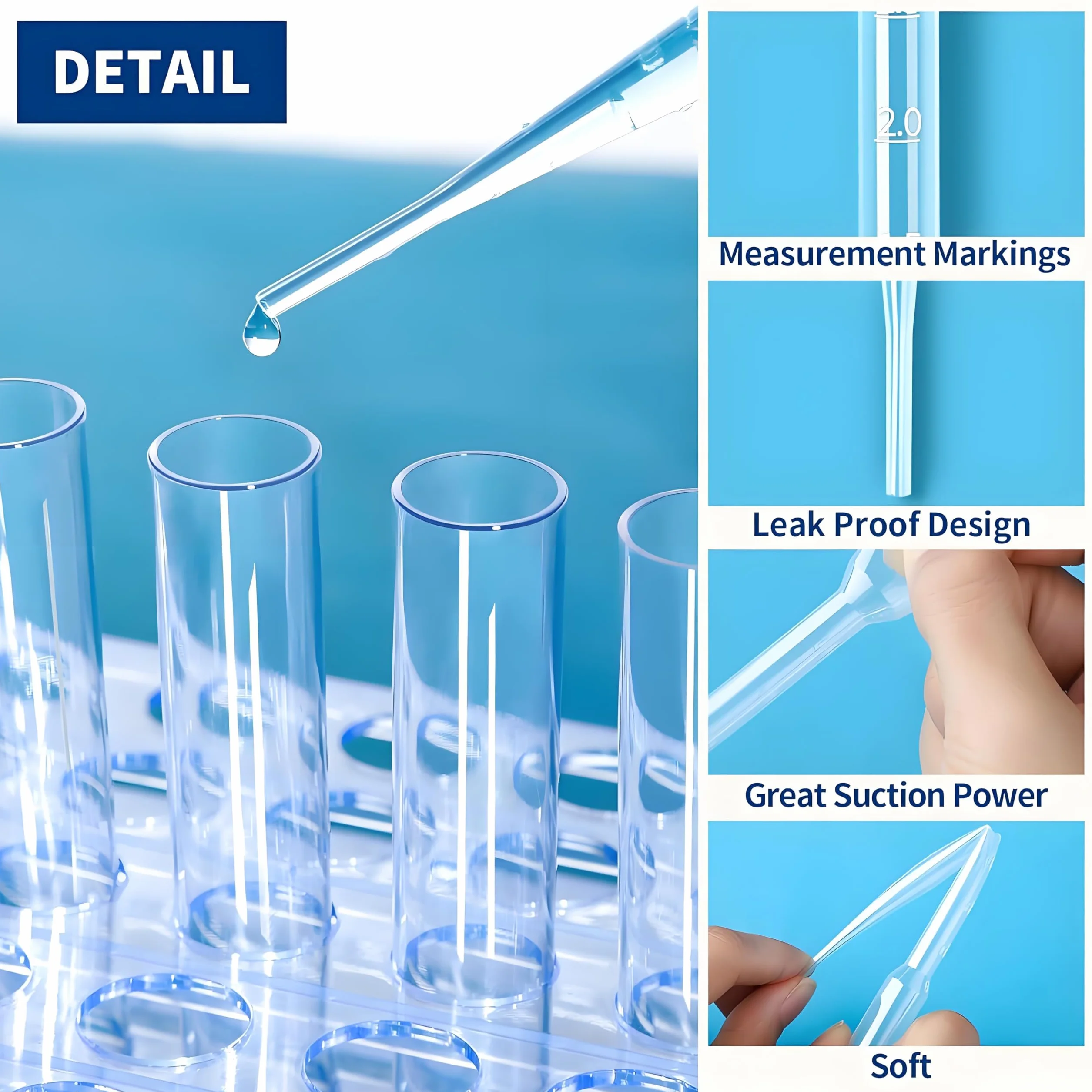 10 sztuk pipety 10 ml, pipety transferowe z tworzywa sztucznego, jednorazowe pipety ze skalą, pipeta dozująca, do eksperymentów laboratoryjnych, w klasie, perfumy, olejki eteryczne