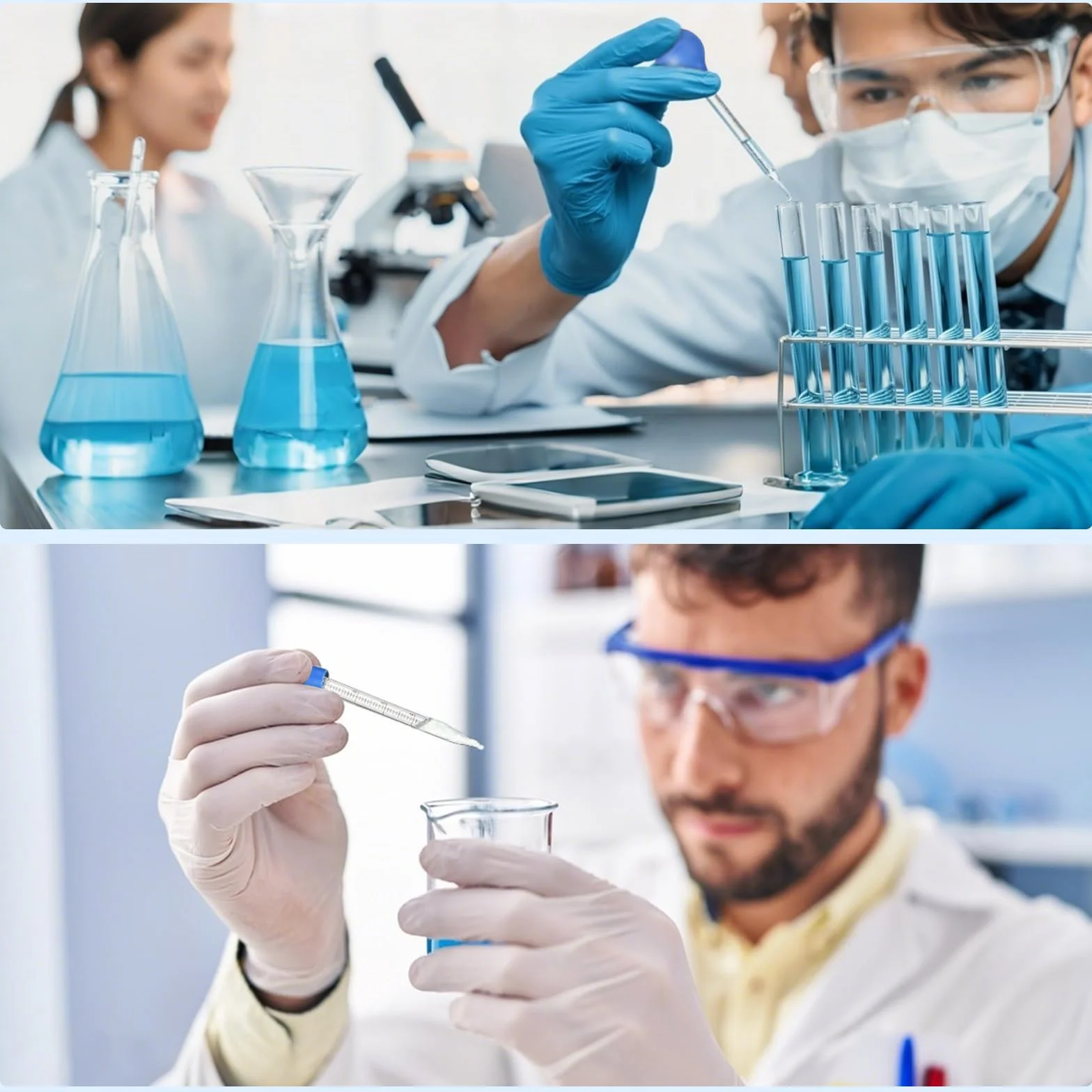 Szklana pipeta z kroplomierzem 10 ml Pipeta do cieczy z gumową kulką pipety i szczotką do czyszczenia Pipety do eksperymentów Lekcje szkolne Mydło ręcznie robione DIY