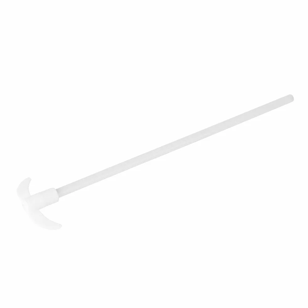 Pręt Mieszający PTFE Pokryty PTFE, Pręt Mieszający Śmigło Ptfe Stalowy Pręt Mieszający do Użytku Laboratoryjnego, Odporny na Wysokie Temperatury, Dł. 250 Mm Szer. 40 Mm Gł. 7 Mm