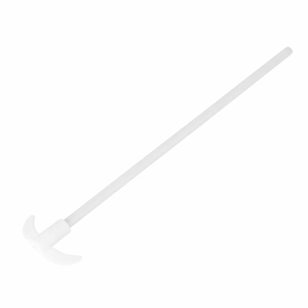Pręt Mieszający PTFE Pokryty PTFE, Pręt Mieszający Śmigło Ptfe Stalowy Pręt Mieszający do Użytku Laboratoryjnego, Odporny na Wysokie Temperatury, Dł. 250 Mm Szer. 40 Mm Gł. 7 Mm