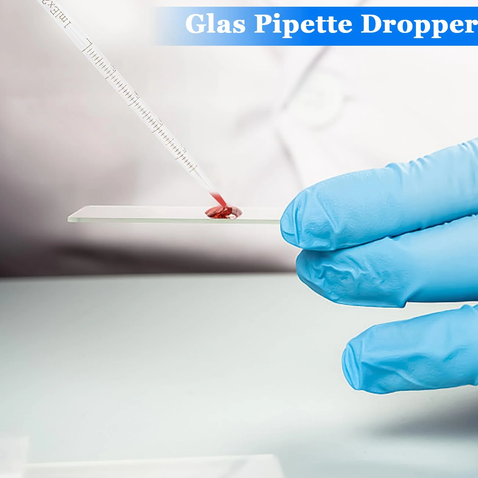 4 szklane pipety, 1 ml/5 ml/10 ml, z gumową kulką pipety ze szczotkami, długa pipeta do pipety, duża, pipeta do pomiarów, do laboratorium, szkoły, badań żywnościowych