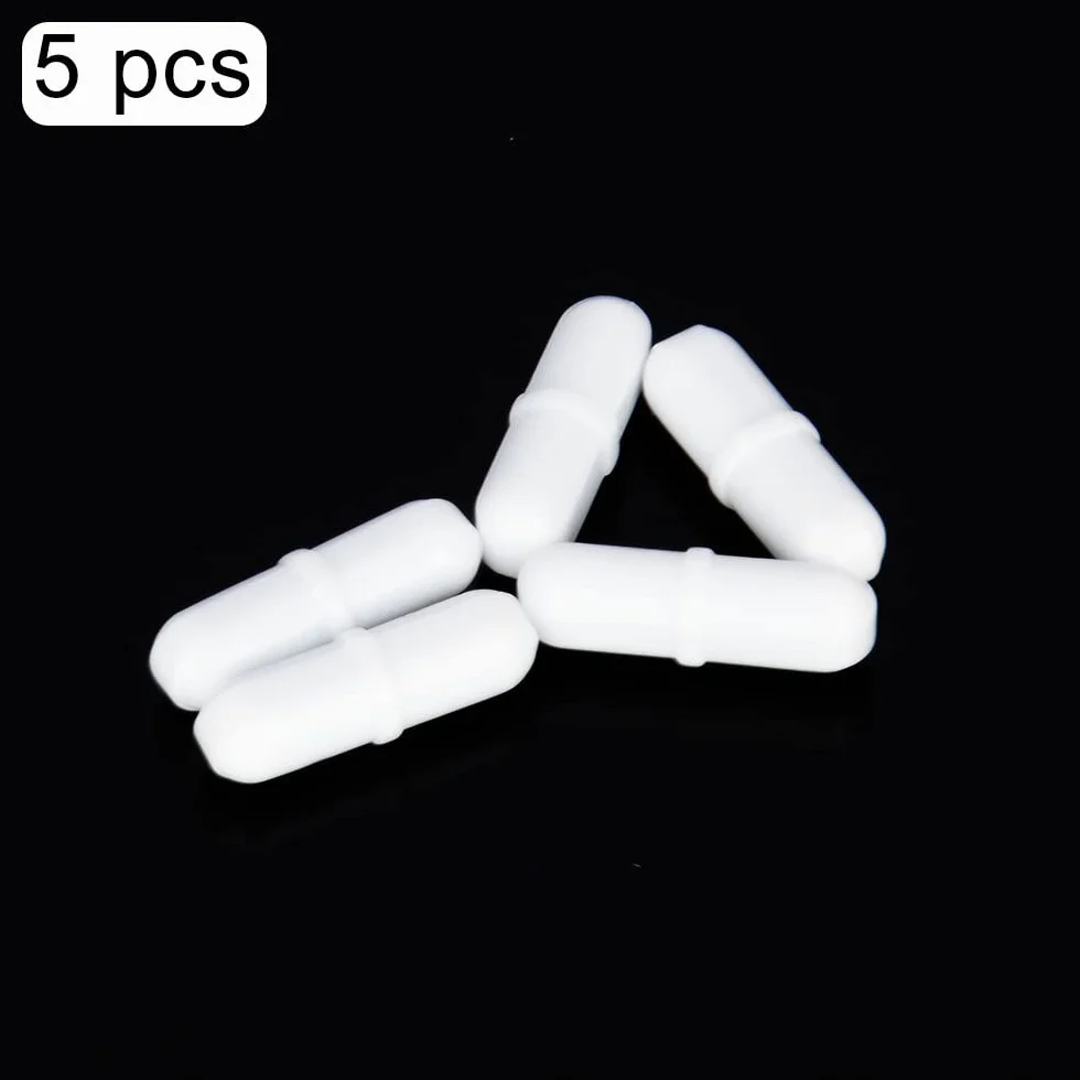 stonylab Mieszadła Magnetyczne, 25 mm Mieszadła z Powłoką PTFE do Laboratoryjnej Płyty Mieszającej, Zestaw 5 Sztuk