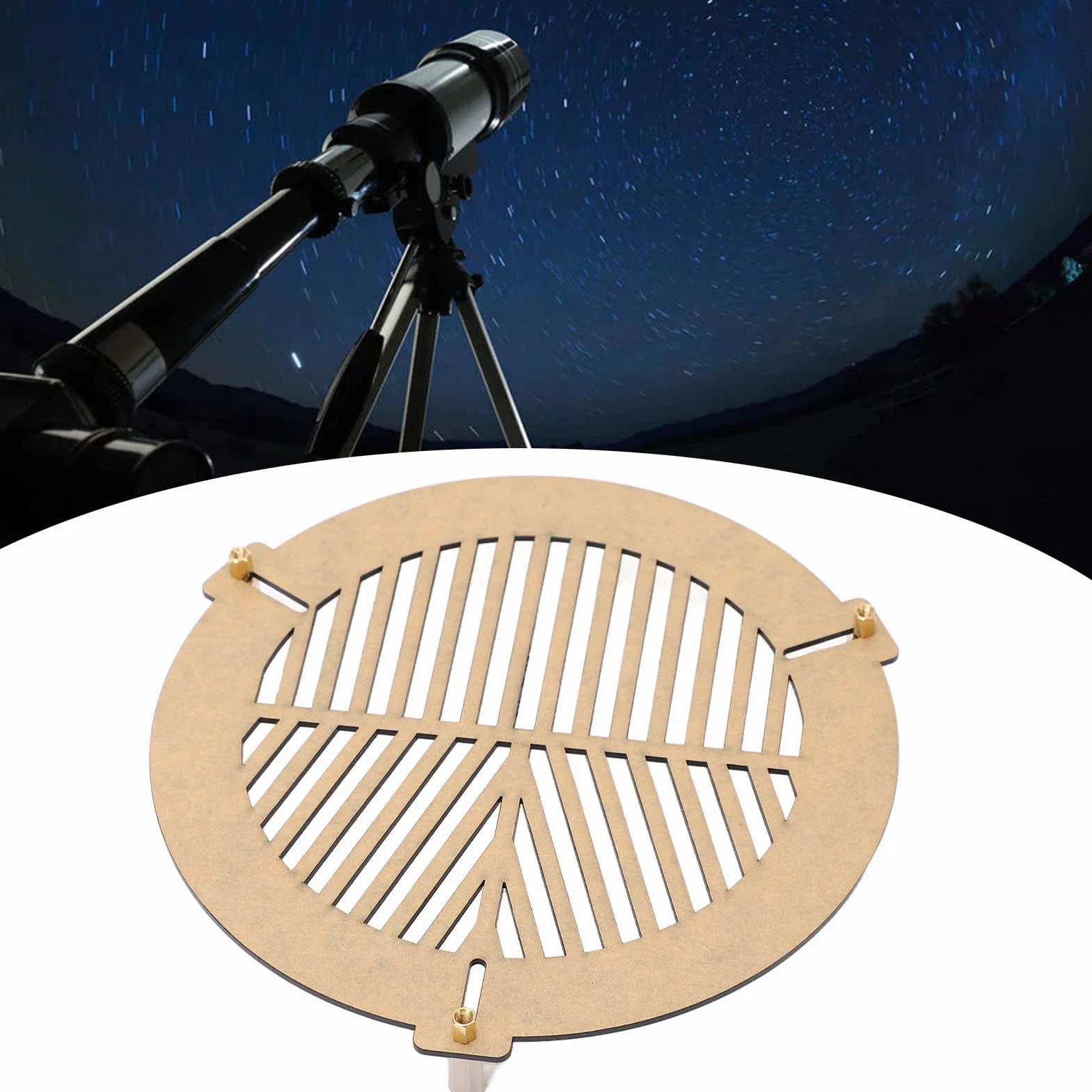 Astrofotografia Maska Bahtinova do Obiektywu Dslr, Ogniskowanie Teleskopu Maska Bahtinowa Akrylowa Maska ​​ostrości 120 do 160 Mm do Astrofotografii Teleskop Astronomiczny