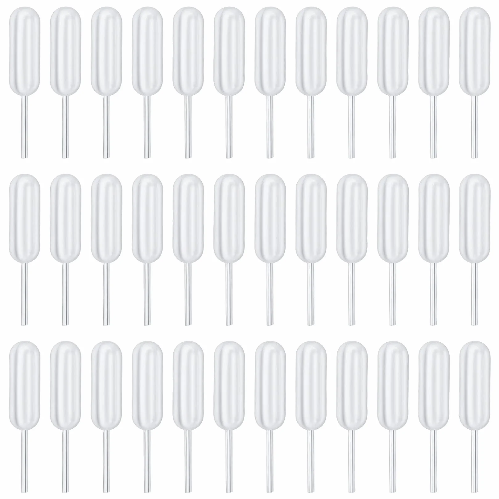 120 sztuk plastikowych pipet, pojemność 4 ml, dozowniki, pipety do przekładania, łatwe do użycia i uniwersalne, do truskawek, czekolady, dżemu, babeczek
