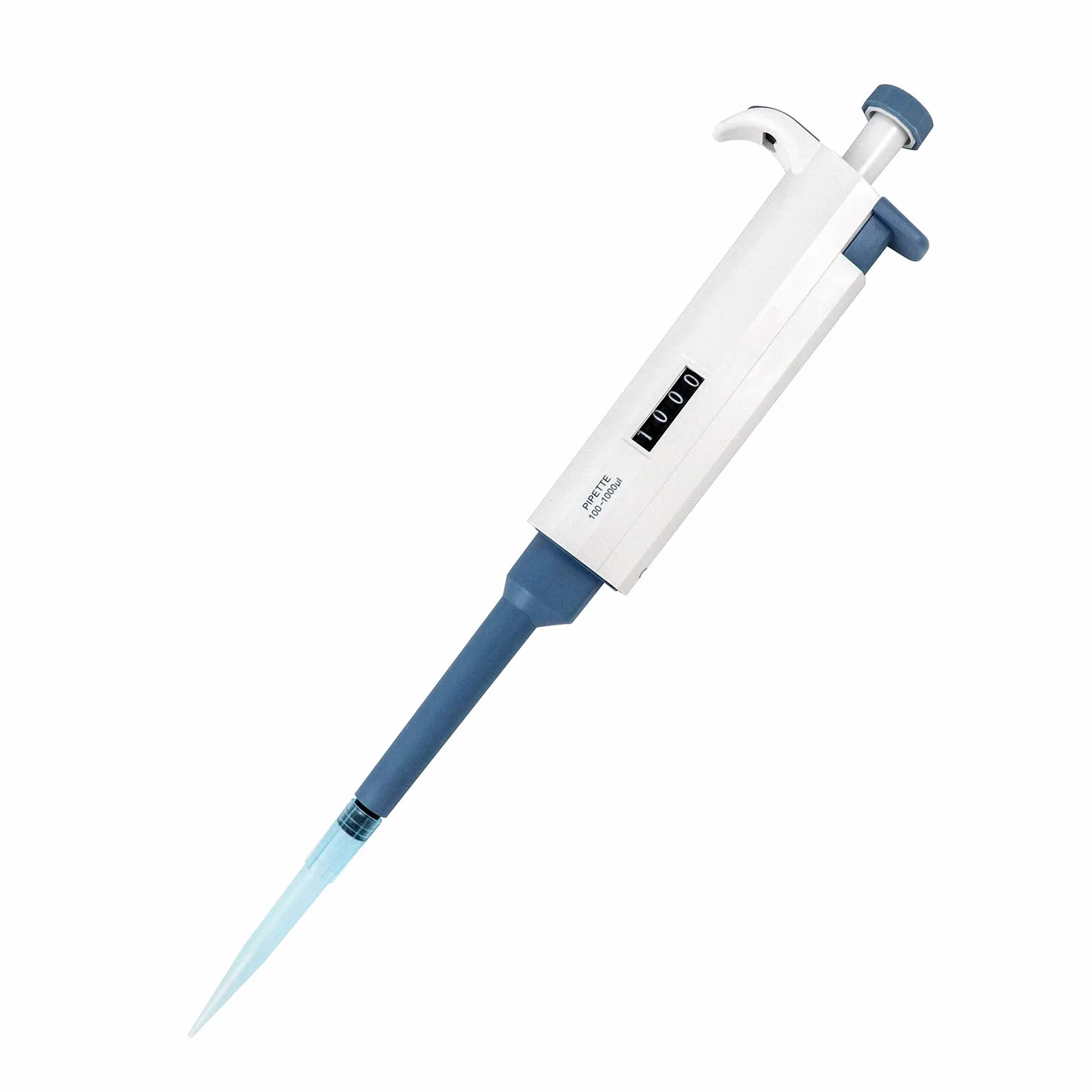 QWORK® 100ul-1000ul Regulowana mikropipeta laboratoryjna Jednokanałowa, precyzyjna pipeta automatyczna